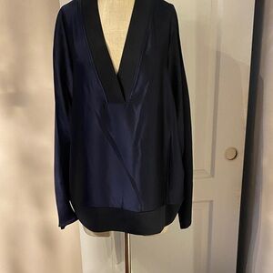Halston Heritage Navy Blouse
